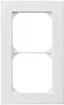 Cadre de recouvrement ENC kallysto.pro 2×1 blanc 94×154mm 