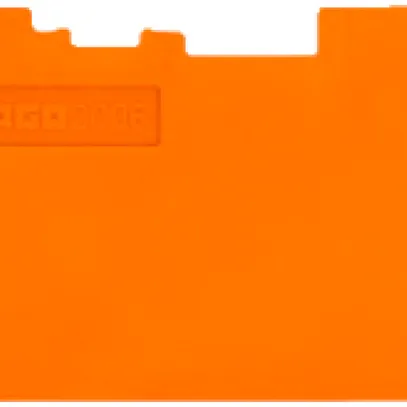 Parete d'estremità WAGO Top Job-S arancione 2P per serie 2006 