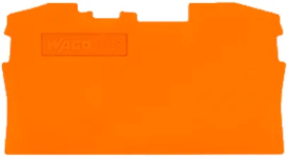 Abschlusswand WAGO TopJob-S orange 2P zu Serie 2006 
