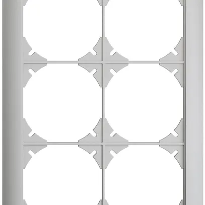 Telaio di copertura EDIZIOdue 2×3 grigio chiaro 