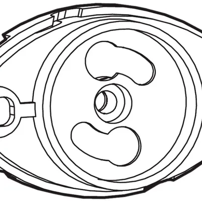 Startersockel oval 