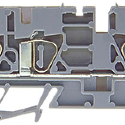 Durchgangs-Reihenklemme Woertz 0.2…2.5mm² 20A 600V Federzugansch.3×1 TH35 grau 