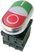 Contact double INC ETN LED 1F 1O rouge-vert 