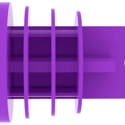 Bouchon de fermeture universel M25 violet 