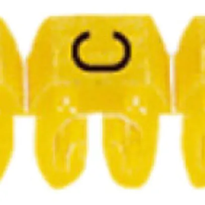 Bague-repère Legrand CAB 3, pour 0.5…1.5mm² impression: 'C', jaune 