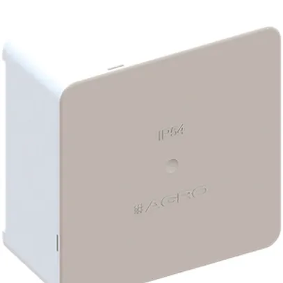 Boîte de dérivation AP vide IP54 blanc 80×80×35mm 