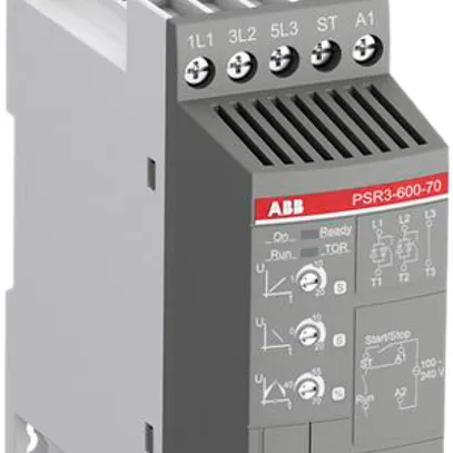 Starter progressivo ABB PSR 0.75kW/1.5kW (230V/400V), tensione d.com. 100…250VAC 