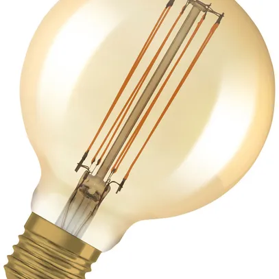 LED-Lampe LEDVANCE GLOBE95 E27 5.8W 470lm 2200K DIM 138mm klar gold 