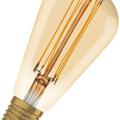 LED-Lampe LEDVANCE EDISON E27 5.8W 470lm 2200K DIM 140mm klar gold 