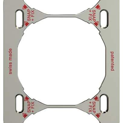 Plaque de fixation avec système de fixation SNAPFIX® 3×1 ou 1×3 197×77mm 