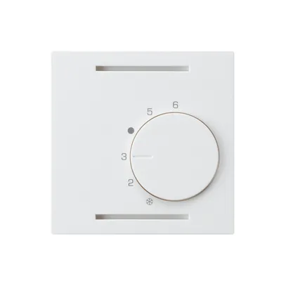 Kit frontal ENC kallysto blanc pour thermostat d'ambiance sans interrupteur 