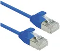 Câble patch RJ45 ROLINE slim, cat.6A (TIA) U/FTP, AWG32, LSZH bleu, 2m 