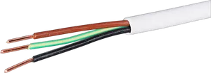 Câble d'installation 3×1.5mm² 2LPE FE0 Une longueur