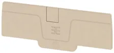 Piastra terminale Weidmüller serie A AEP 4C 4 85.8×2.1mm, beige 