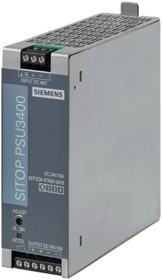 Stromversorgung Siemens SITOP, IN: 48VDC, OUT: 24VDC/10A 