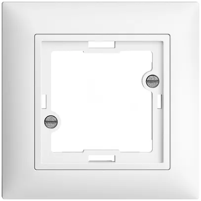 Kit frontal EDIZIOdue blanc 88×88mm pour lampe témoin plate 