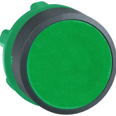 Pulsante Schneider Electric piatto verde 