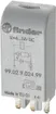 Entstörmodul Finder Freilaufdiode +LED 12…24VDC für Serie 95 grau 