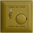 Thermostat d'ambiance ENC EDIZIOdue olive, avec interrupteur 