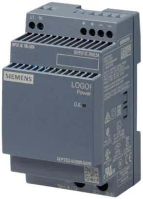 Stromversorgung Siemens LOGO!POWER, IN:100…240VAC, OUT:24VDC/2.5A, 3TE 