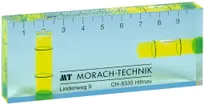Wasserwaage Morach-Technik AG 100×40×15mm transparent 