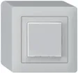 AP-LED-Leuchte kallysto LED-ws 230V hellgrau 