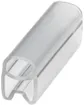Portacartellina PATG 1/15 trasparente per conduttori 1.5…2.5mm, 4×15mm 