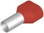 Embout de câble jumelé Weidmüller H isolé 10mm² 12mm rouge DIN en vrac 
