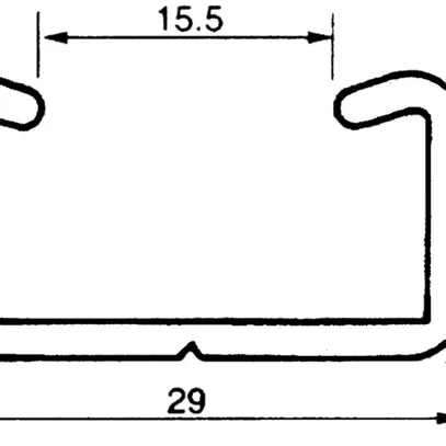 Barre de fixation Almatec 29×15×2mm L=3m 