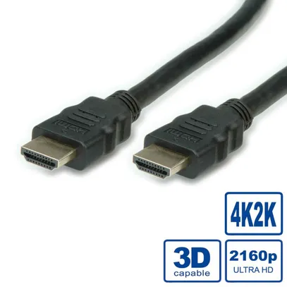 Value HDMI Ultra HD Kabel m. Ethernet, 5,0m 