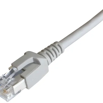 Câble patch RJ45 Dätwyler 7702 4P, cat.6A (IEC) S/FTP LSOH, gris, 0.5m 
