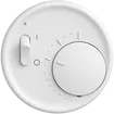 Thermostat d'ambiance ENC STANDARDdue blanc, avec interrupteur 