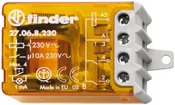 Interrupteur impulsion INC Finder 27, 2F 10A/230VAC AgNi, 3 séquences 