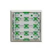 KNX-Funktionseinsatz RGB 1…8-fach EDIZIOdue hellgrau o.LED, m.Temperaturfühler 