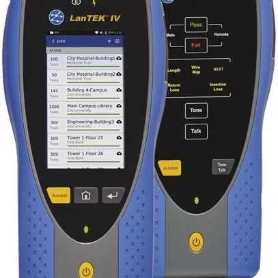 Tester per cavi LAN LanTEK IV 3000, 3000MHz ISO II/cat.8.2 e più alte 