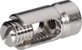 Support de fil Flury AV 20, Cu nickelé pour fil, conducteur Ø6…8mm 