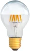 Lampe LED ELBRO E27, A60, 6W, 230V, 2700K, 600lm, clair, miroitée argent 