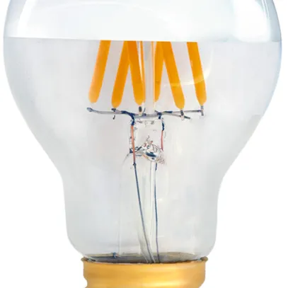 LED-Lampe ELBRO E27, A60, 6W, 230V, 2700K, 600lm, klar, silbrig verspiegelt 