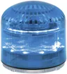 Sirène Hugentobler SIR-E LED M avec lumière, bleu, sans base, IP65, Ø92×87.5mm 
