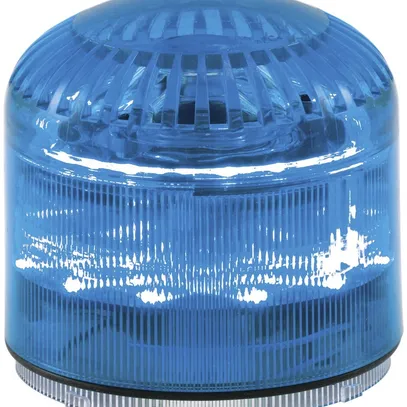Sirene Hugentobler SIR-E LED M mit Licht, blau, ohne Sockel, IP65, Ø92×87.5mm 