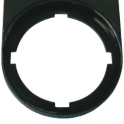 Porte-plaquette ETN RMQ O-I noir 