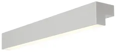 Lampada a muro LED SLV L-LINE 60 10W 820lm 3000K IP44 618×70×70mm argento 