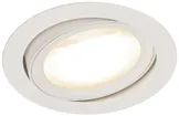 Downlight LED SLV OCULUS MOVE 11W 780lm 2000…3000K VAR Ø120/108×73mm blanc 