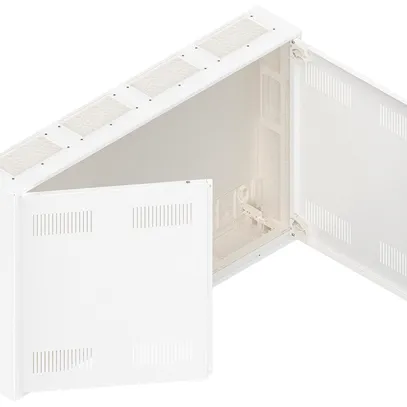 Coffret vide AP Pragma avec porte avec fentes blanc 1050×650×160mm 