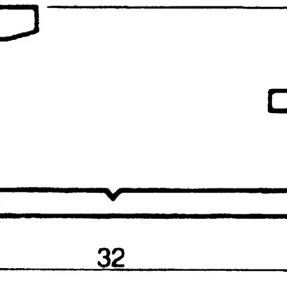 Profilo per apparecchio Al, 32×15 L=3m EN 50035-G32 
