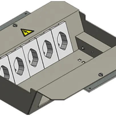 Kit di montaggio BAK SB 2×5 FLF verticale bianco 