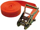 Courroie de cerclage Plica avec cliquet 6m 35mm polyestère, orange 