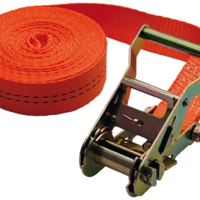 Cintura di tensionamento Plica con cricco 6m 35mm poliestere, arancione 