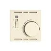 Montageset EDIZIO.liv SNAPFIX® f.Thermostat mit Schalter cr 