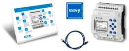 Pacco di avvio ETN con EASY-E4-AC-12RC1, cavo patch e licenza software 